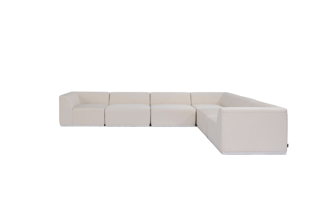 Relax Modular 6 L-Sectional - Indoor and Outdoor Modular Sofa