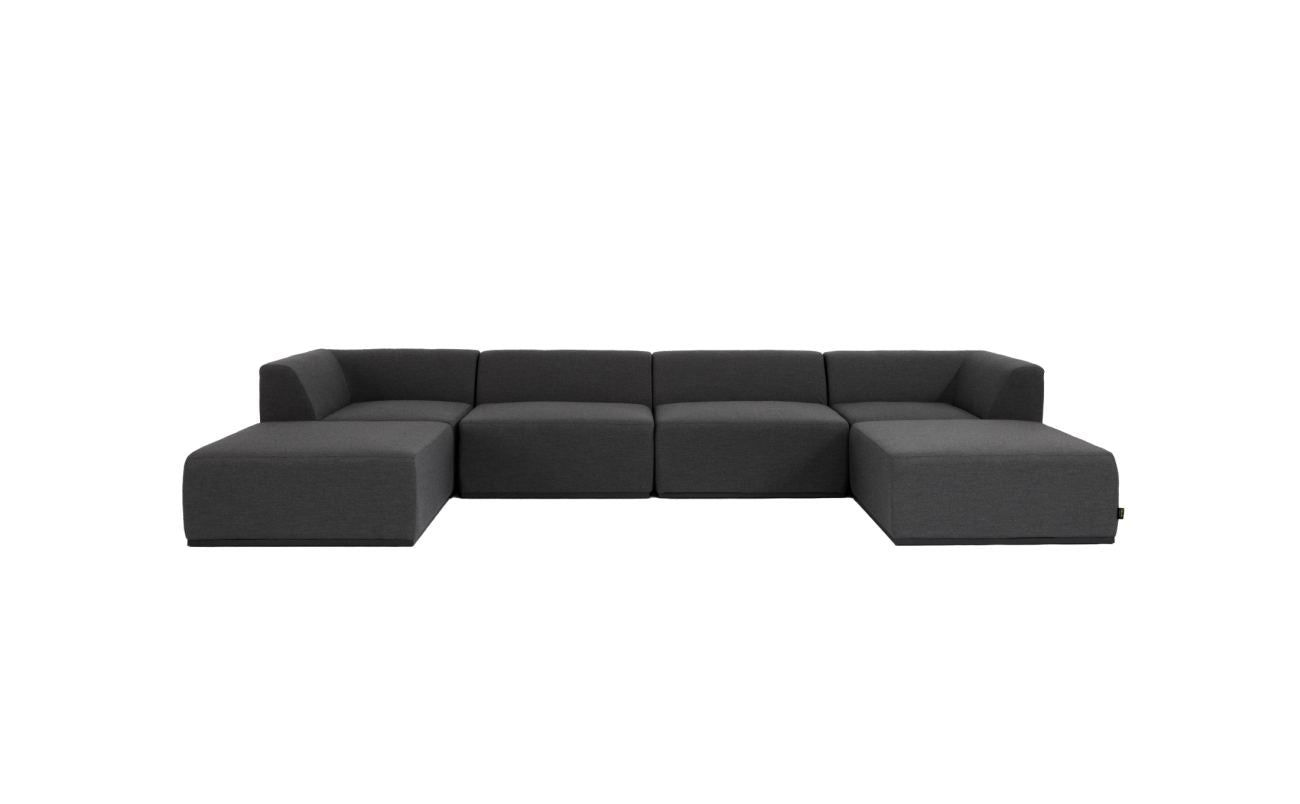 Relax Modular 6 U-Chaise Sectional - Indoor and Outdoor Modular Sofa