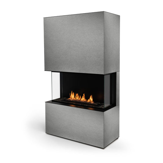 Planika - Free standing fireplace - STONE GRIS