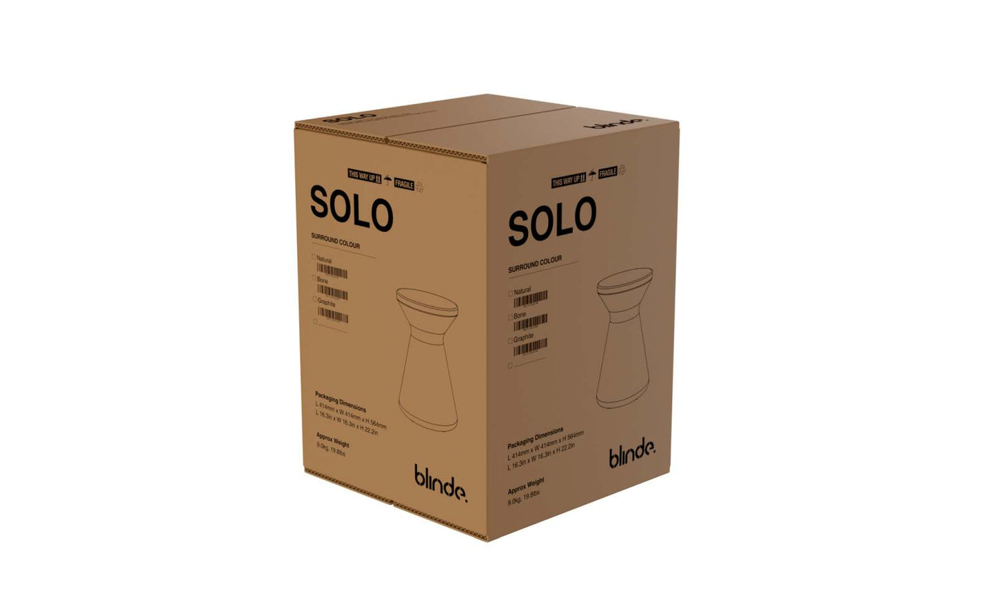 Blinde Design - Solo R1 - Stool - Bone