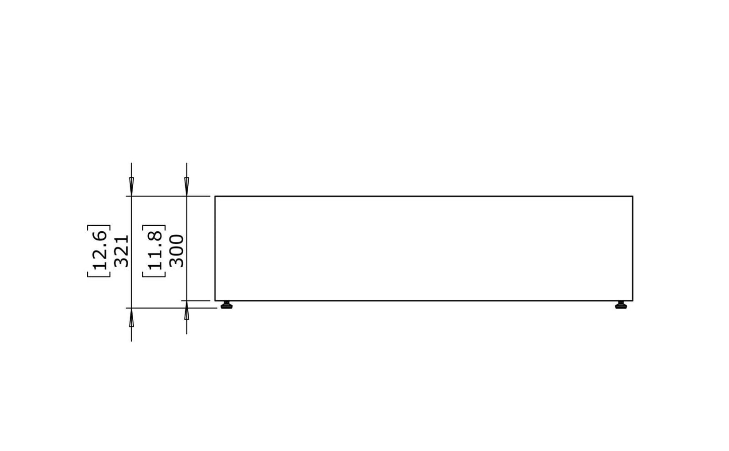 Blinde Design - Bloc L2 - Coffee Table - Graphite