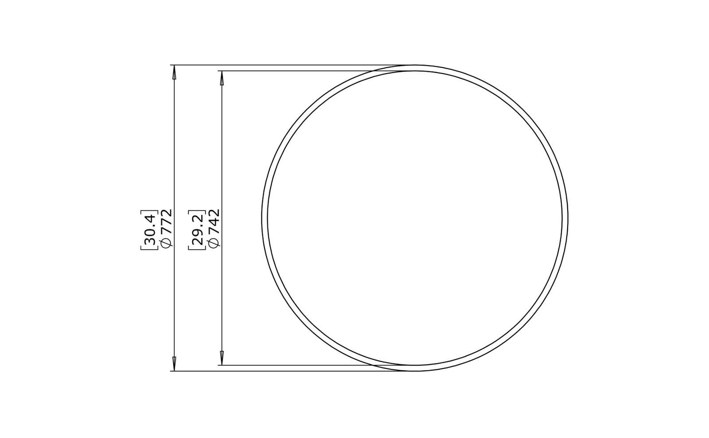 Blinde Design - Circ M1 - Coffee Table - Graphite