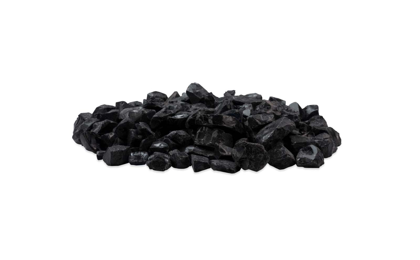 EcoSmart Fire - Black Glass Charcoal - Decorative Media