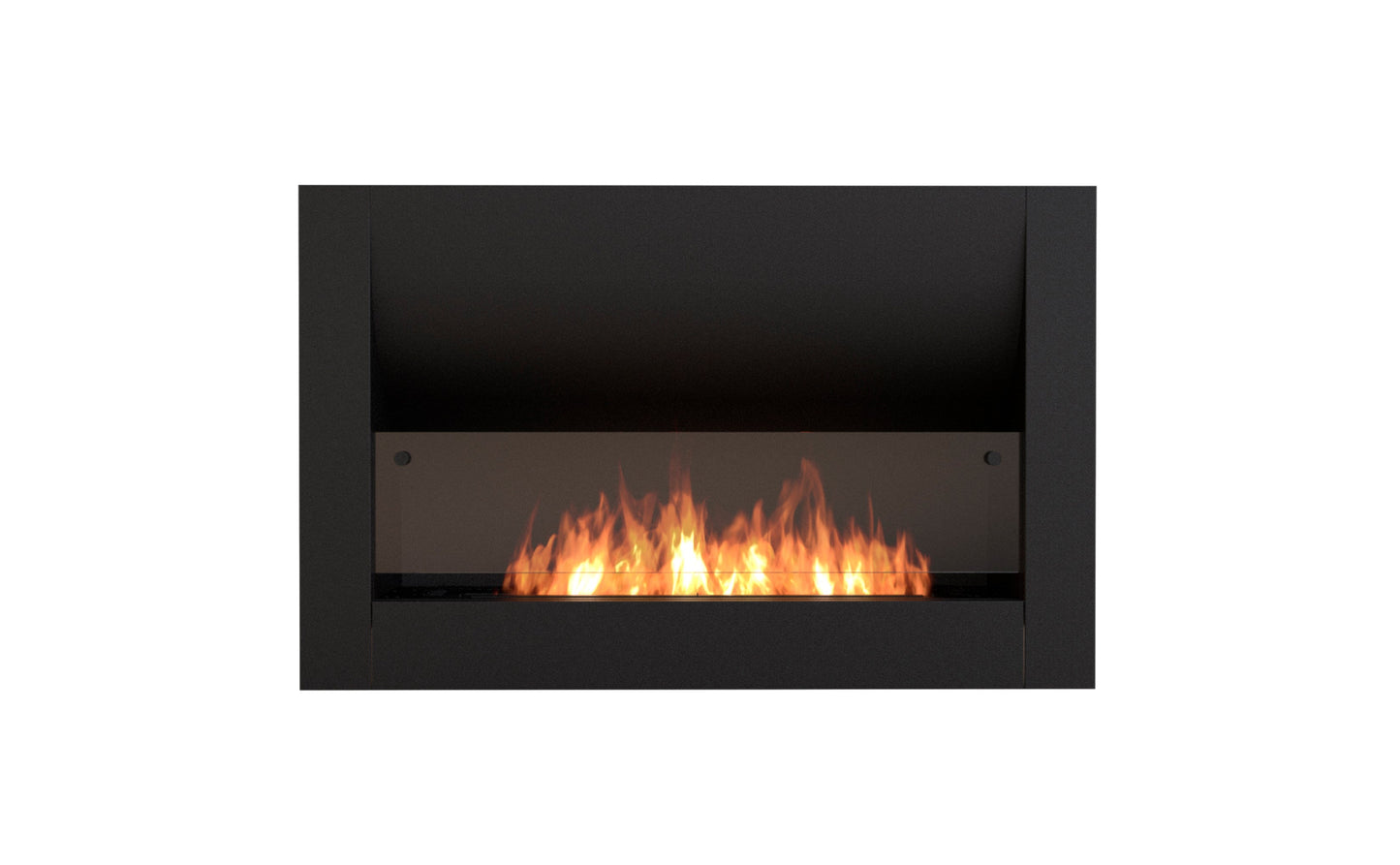 EcoSmart - Firebox 1100CV - Curved Fireplace - Black