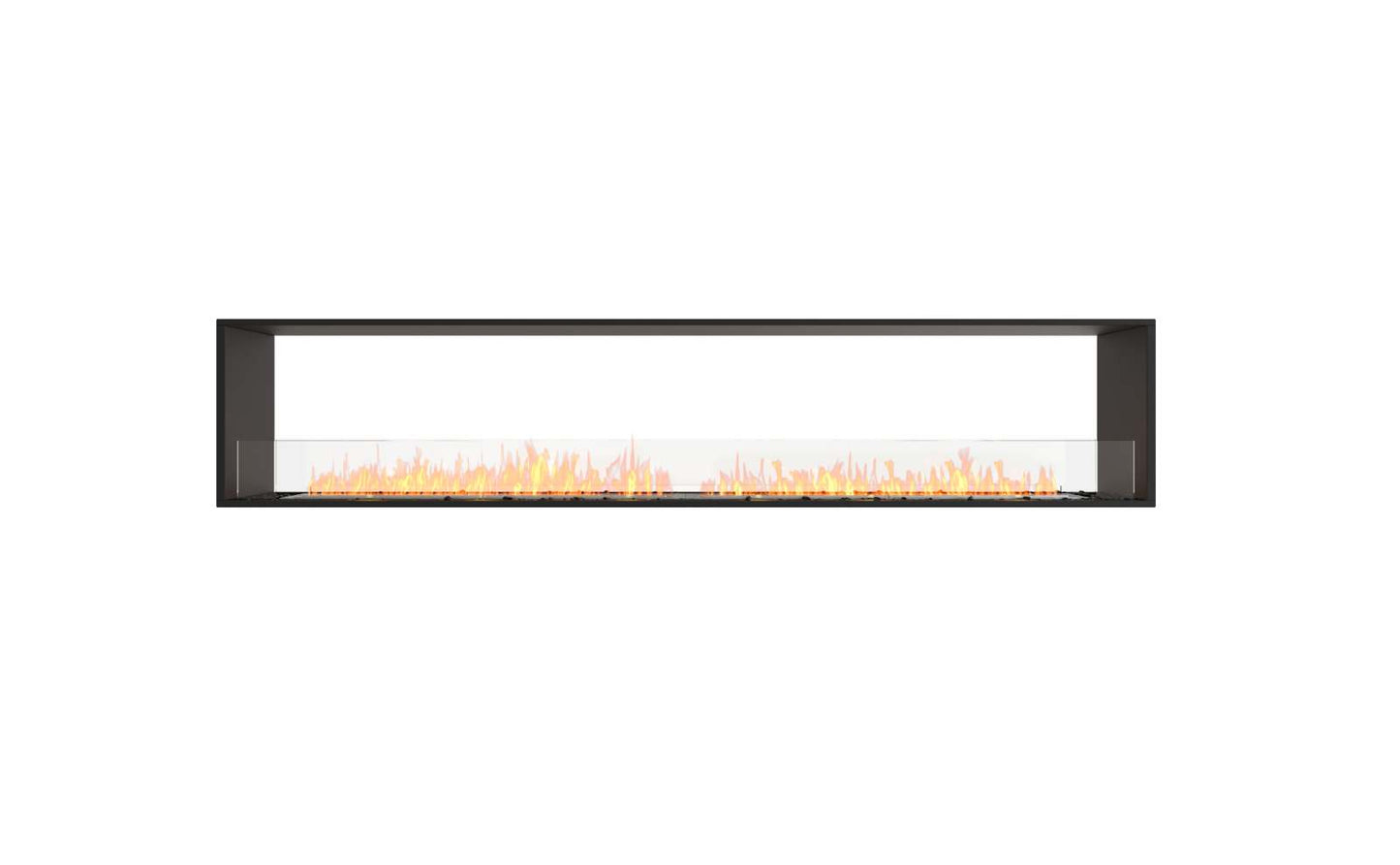 EcoSmart - Flex Fireplace 104DB - Double Sided - Black