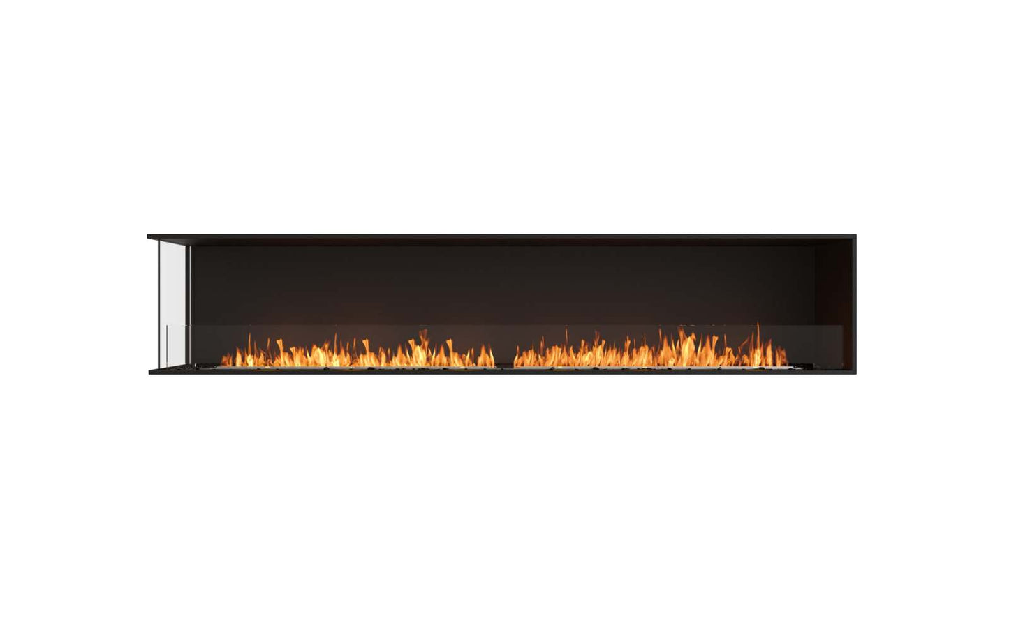 EcoSmart - Flex Fireplace 104LC - Left Corner - Black