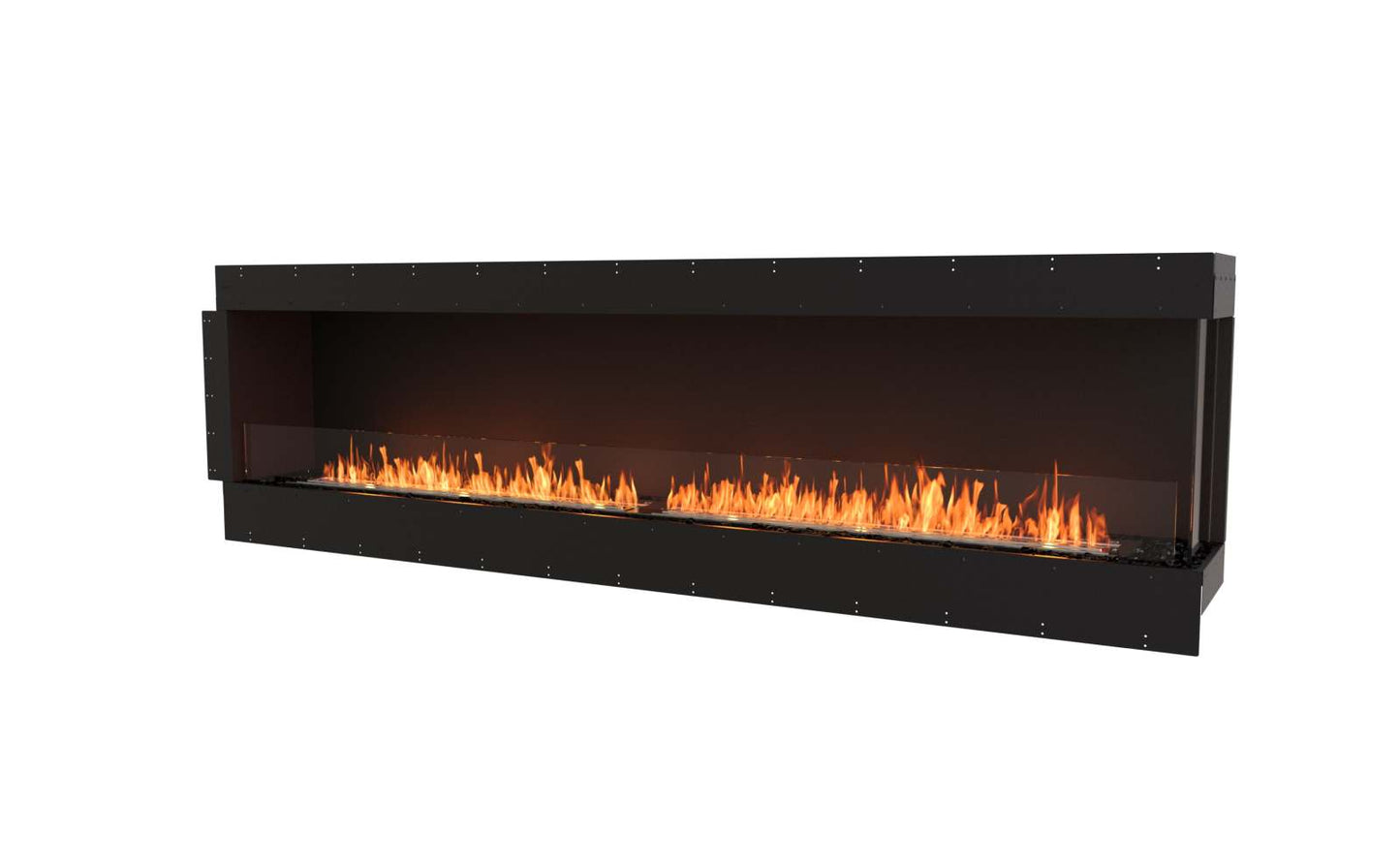 EcoSmart - Flex Fireplace 104RC - Right Corner - Black