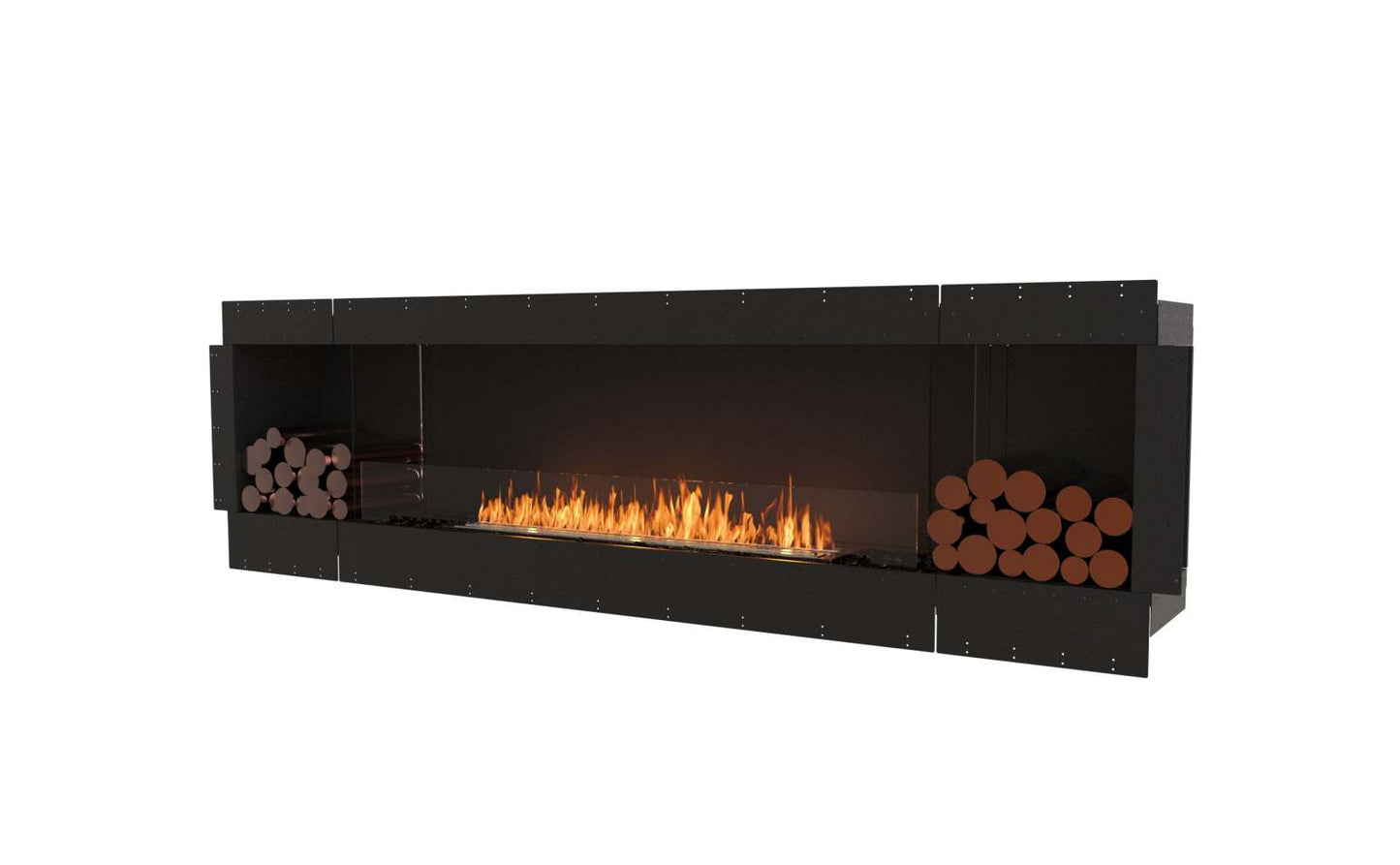 EcoSmart - Flex Fireplace 104SS.BX2 - Single Sided - Black