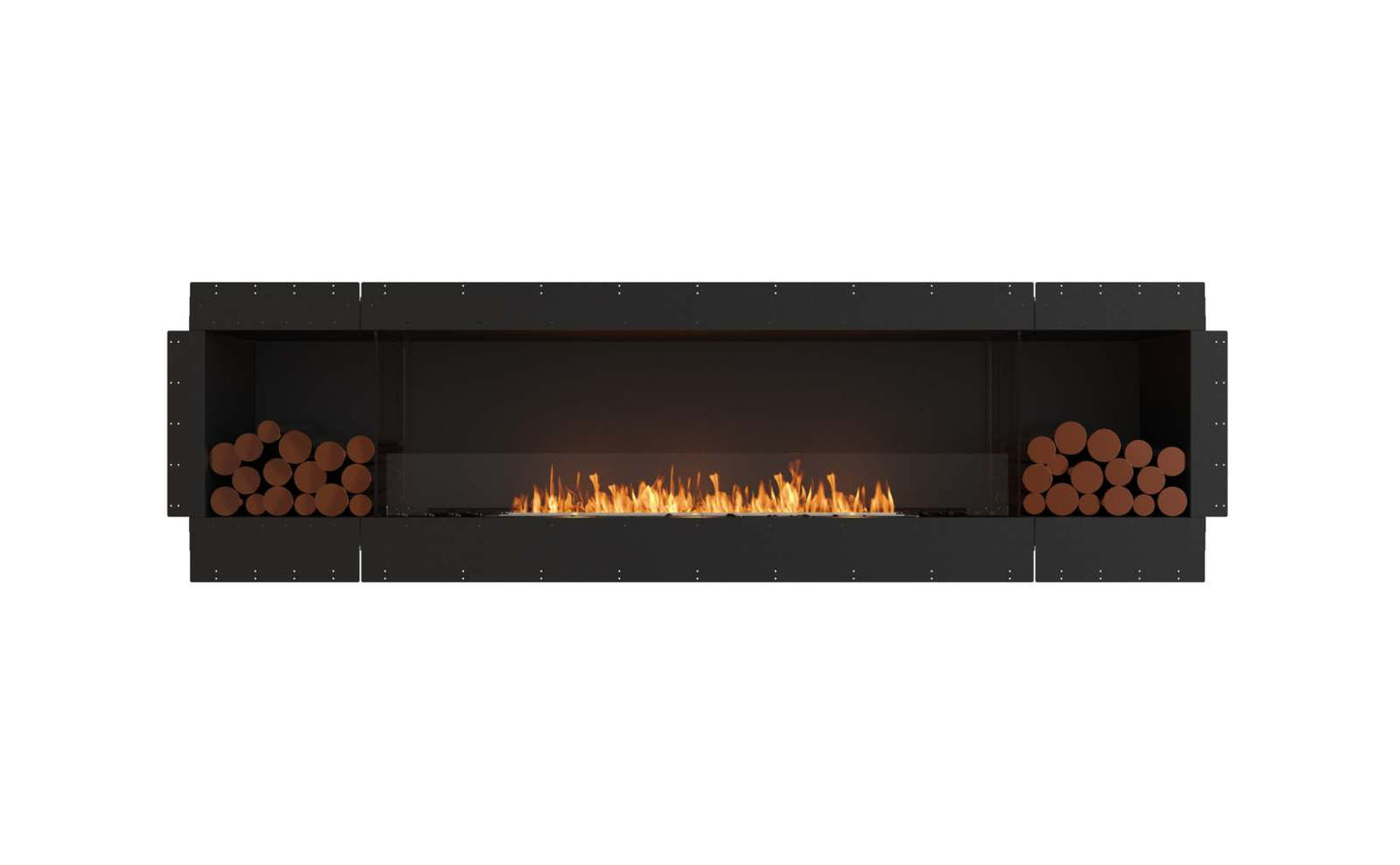 EcoSmart - Flex Fireplace 104SS.BX2 - Single Sided - Black