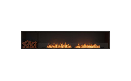 EcoSmart - Flex Fireplace 104SS.BXL - Single Sided - Black