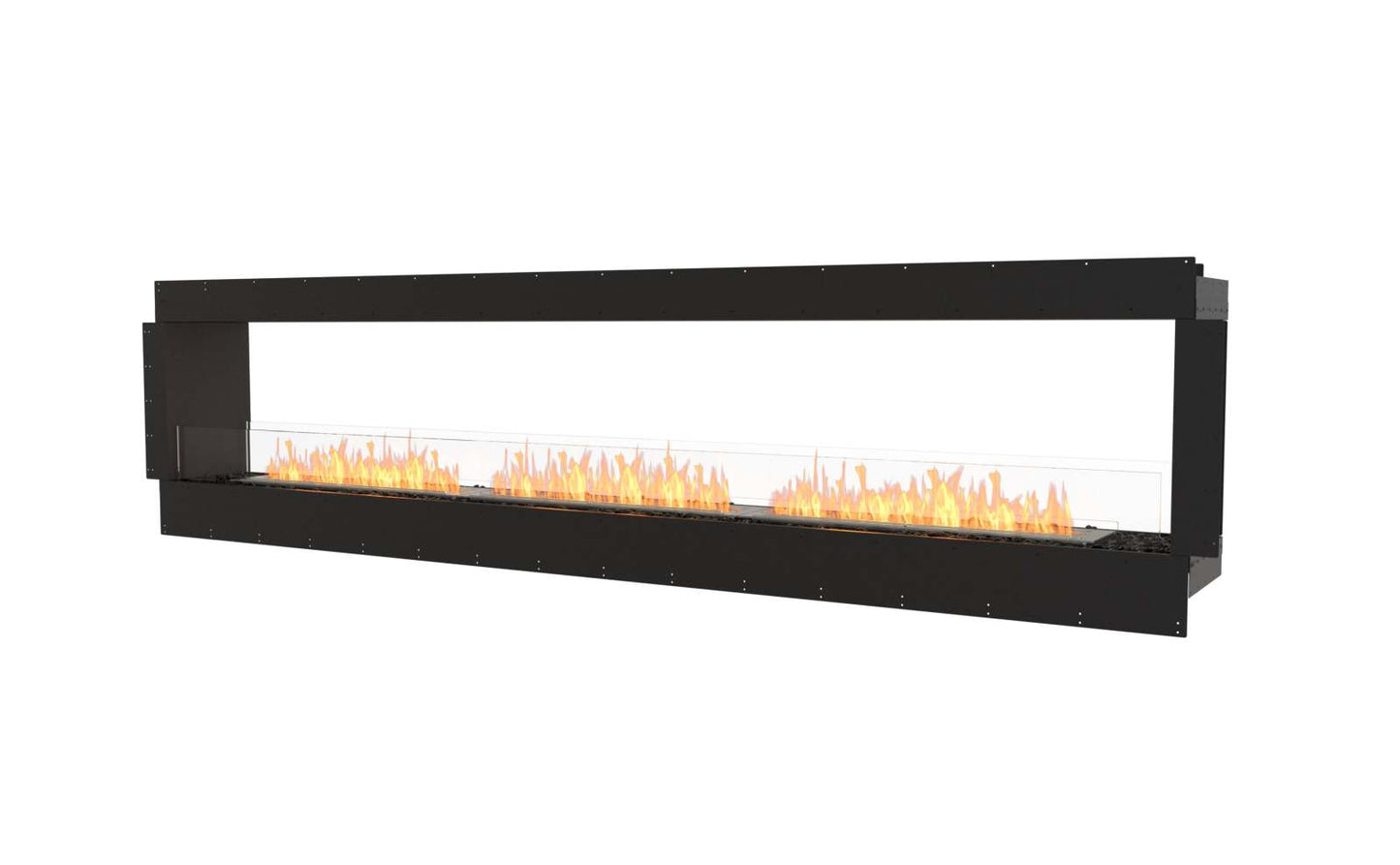 EcoSmart - Flex Fireplace 122DB - Double Sided - Black
