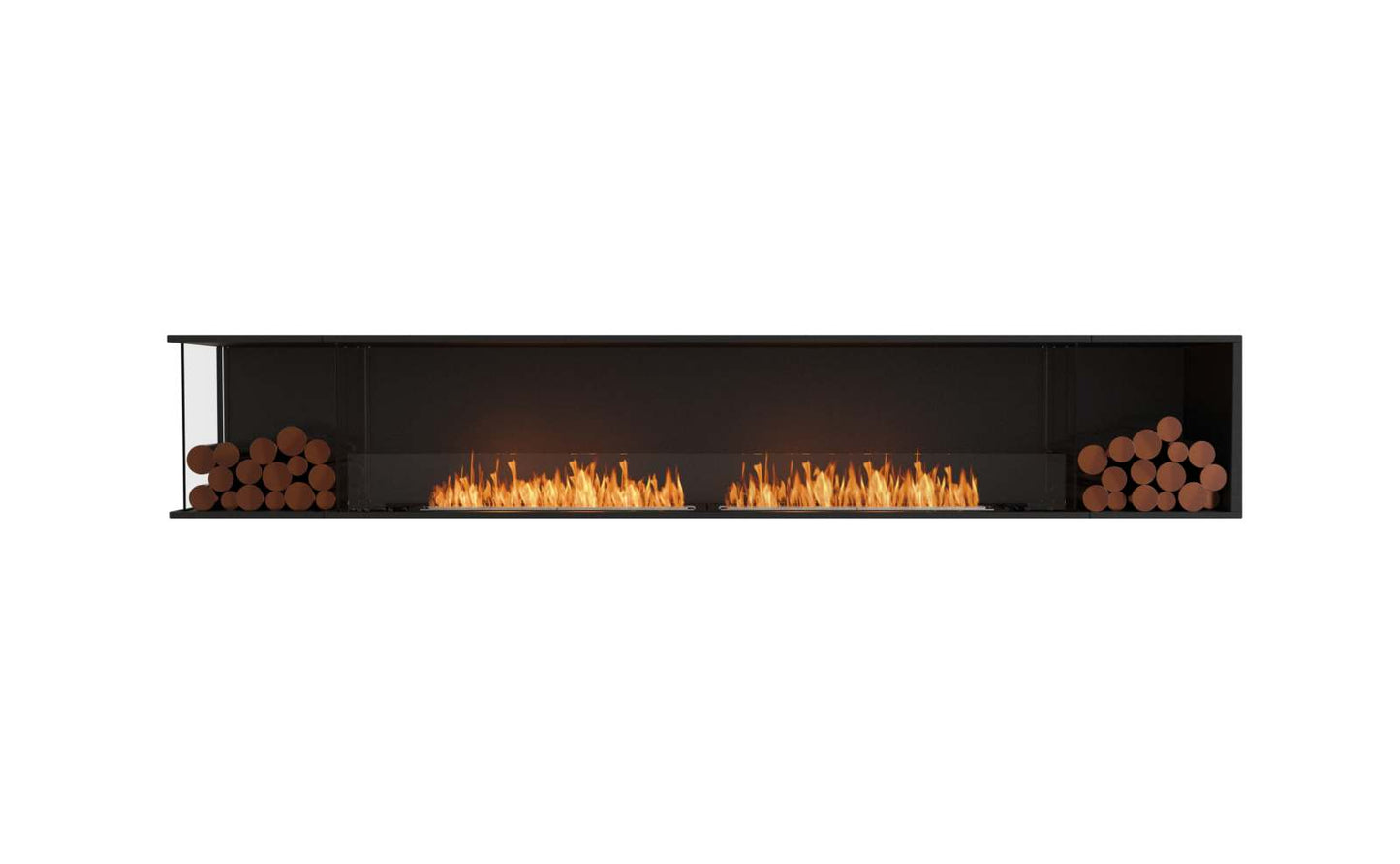 EcoSmart - Flex Fireplace 122LC.BX2 - Left Corner - Black