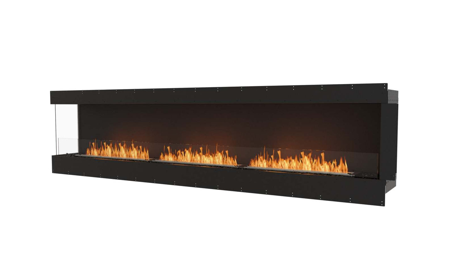 EcoSmart - Flex Fireplace 122LC - Left Corner - Black