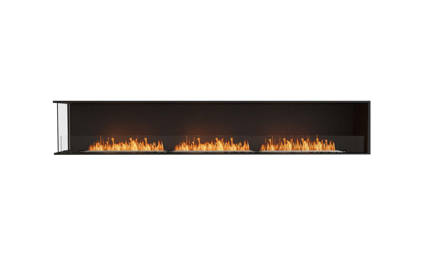 EcoSmart - Flex Fireplace 122LC - Left Corner - Black