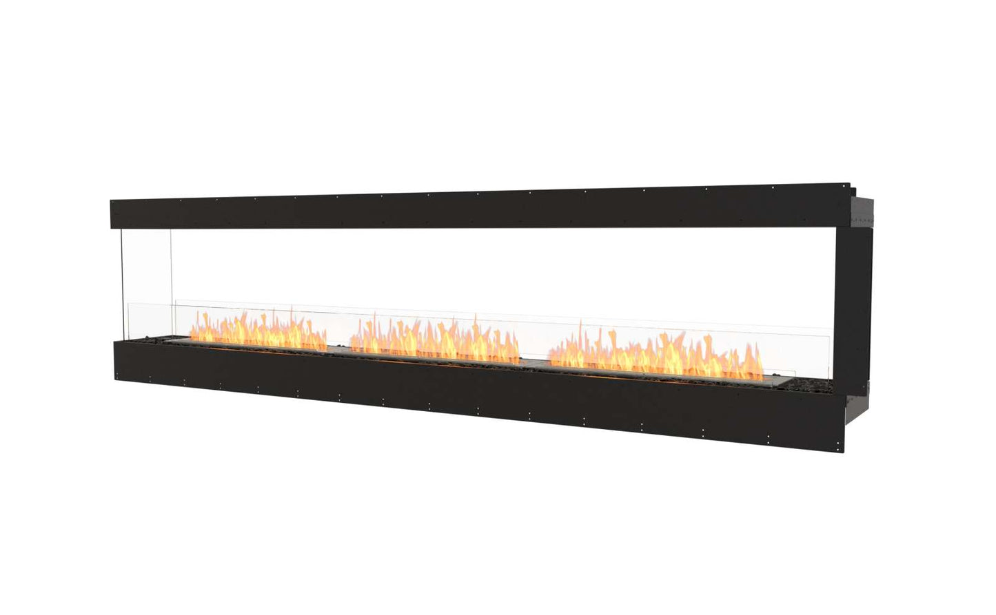 EcoSmart - Flex Fireplace 122PN - Peninsula - Black