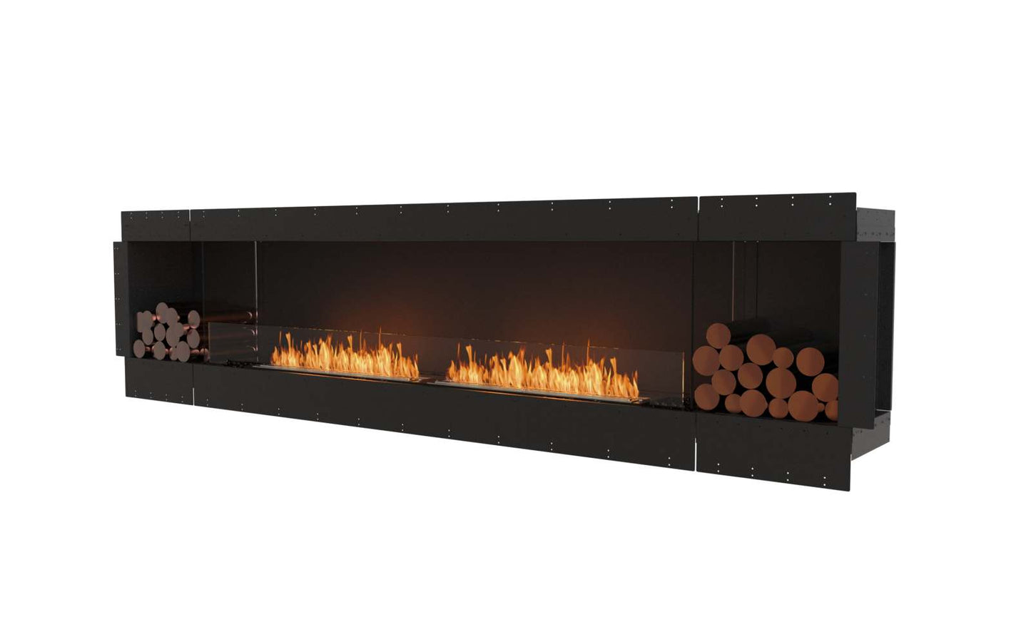 EcoSmart - Flex Fireplace 122SS.BX2 - Single Sided - Black