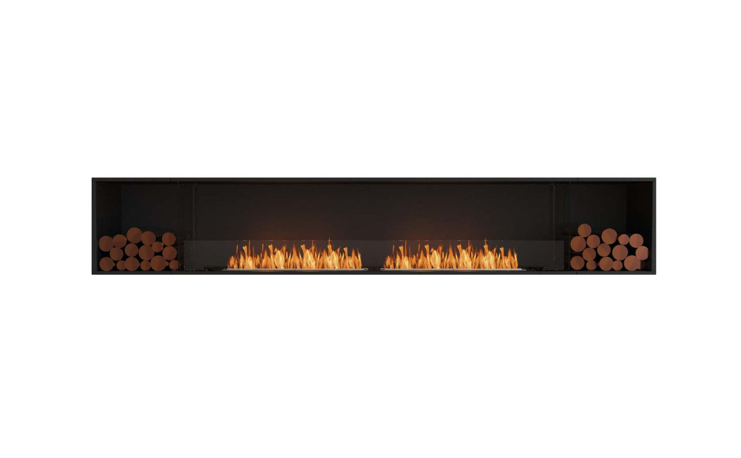 EcoSmart - Flex Fireplace 122SS.BX2 - Single Sided - Black