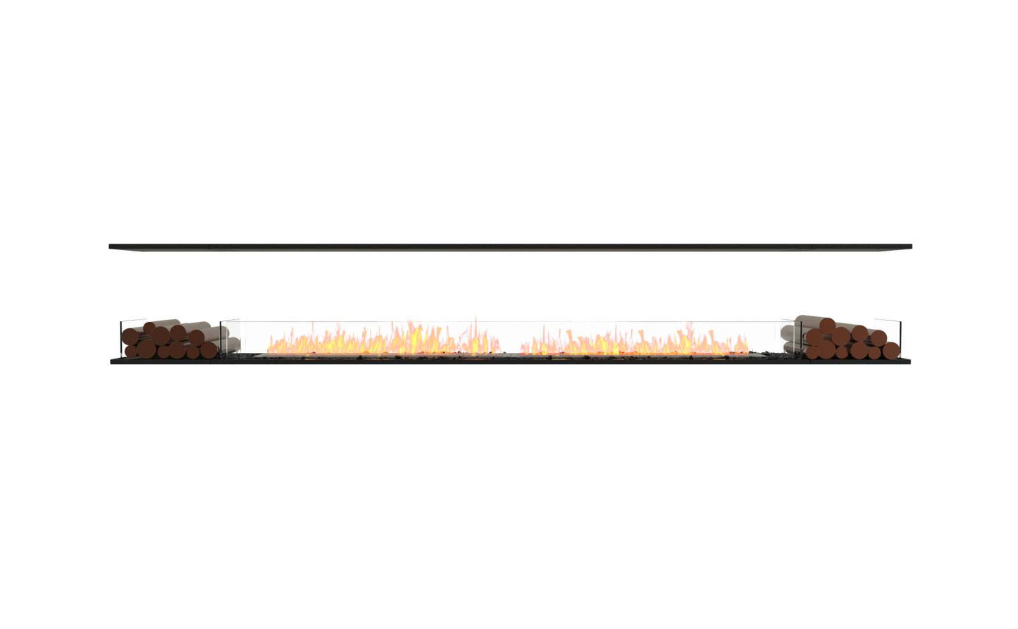 EcoSmart - Flex Fireplace 140IL.BX2 - Island - Black