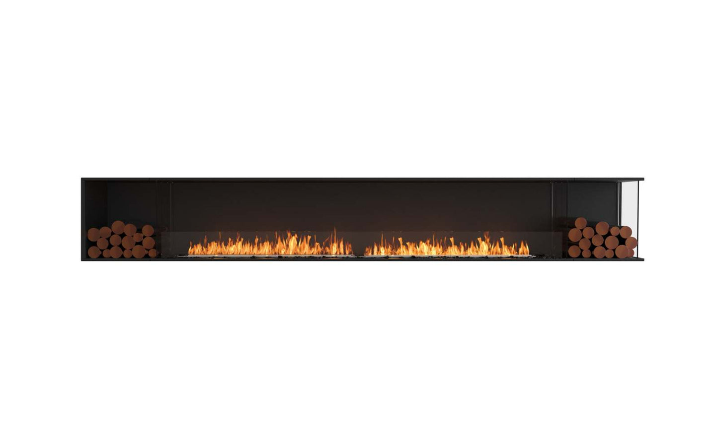 EcoSmart - Flex Fireplace 140RC.BX2 - Right Corner - Black