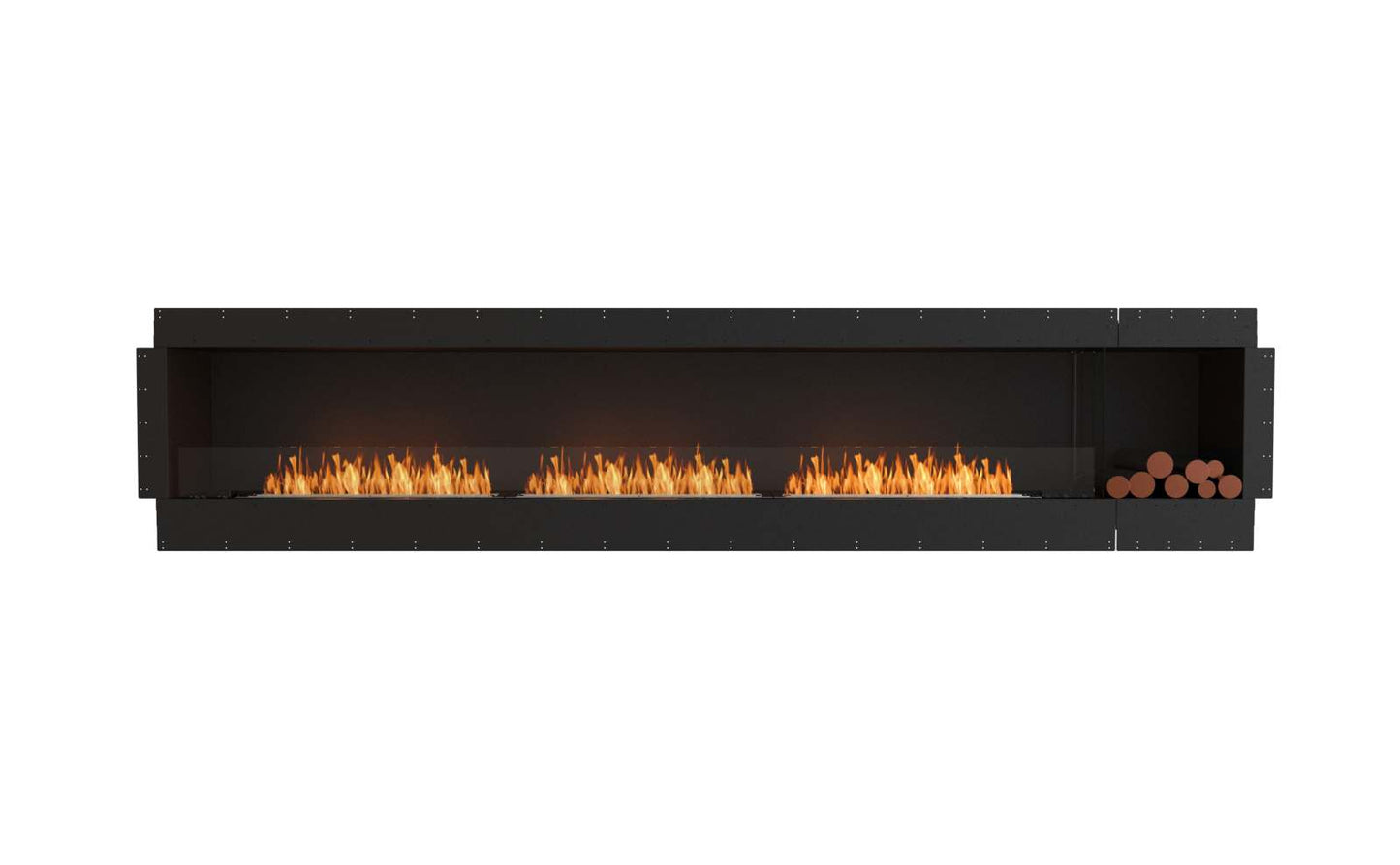EcoSmart - Flex Fireplace 140SS.BXR - Single Sided - Black