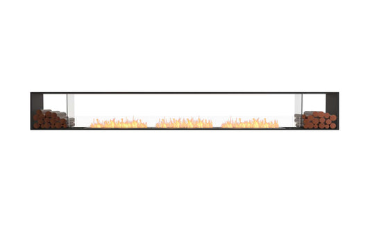 EcoSmart - Flex Fireplace 158DB.BX2 - Double Sided - Black