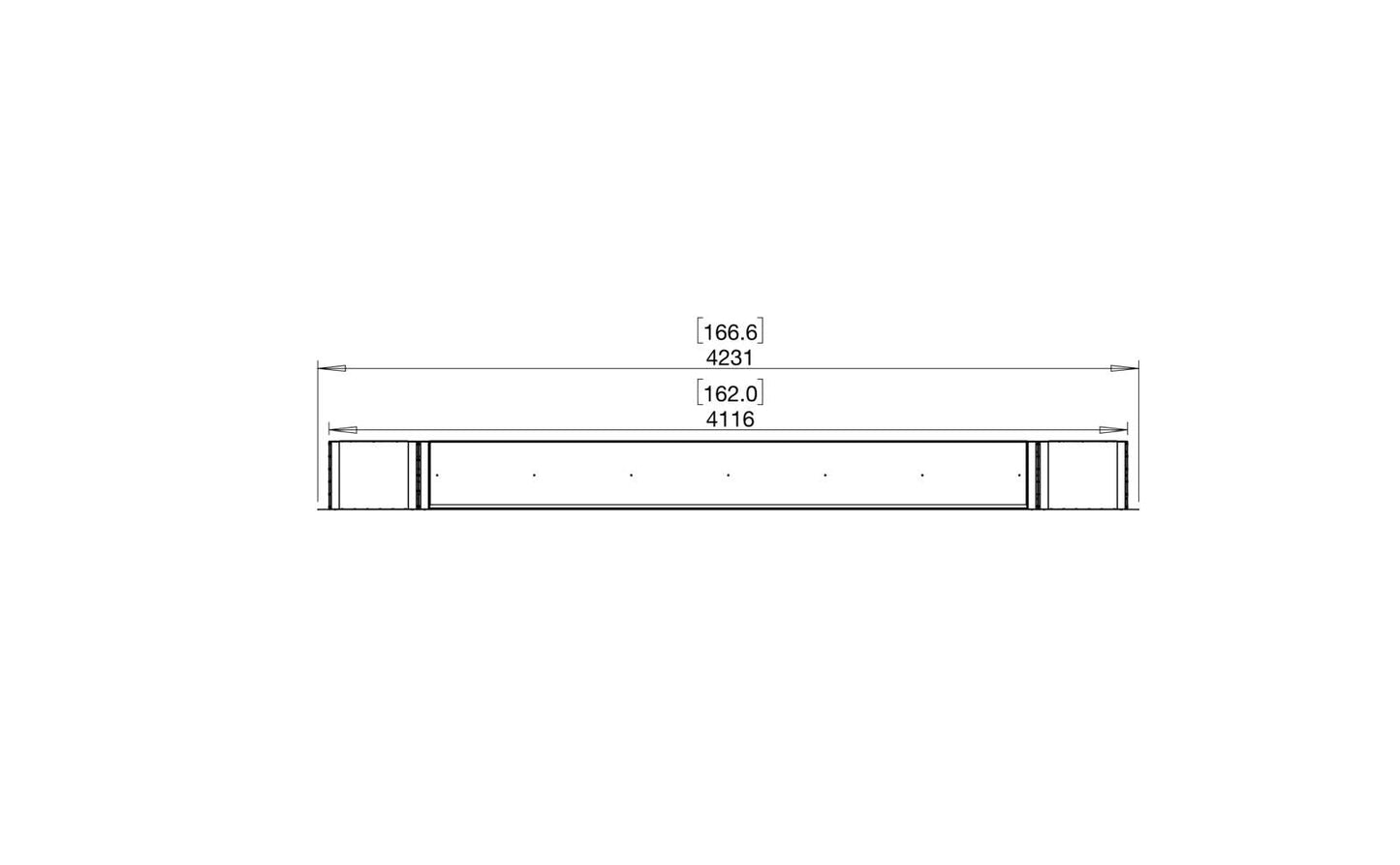 EcoSmart - Flex Fireplace 158DB.BX2 - Double Sided - Black