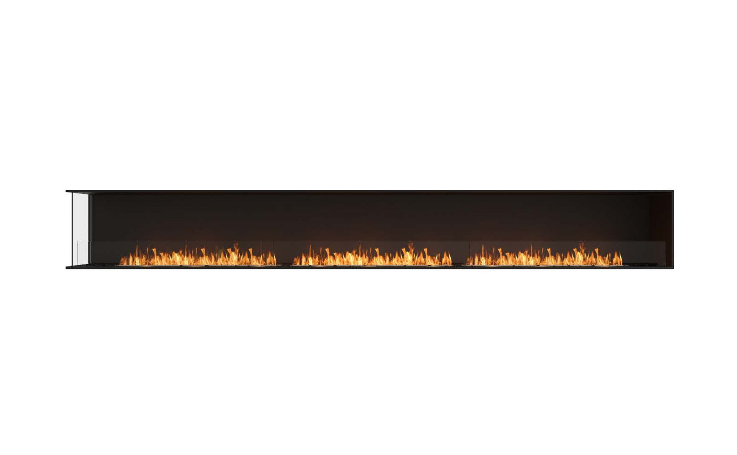 EcoSmart - Flex Fireplace 158LC - Left Corner - Black