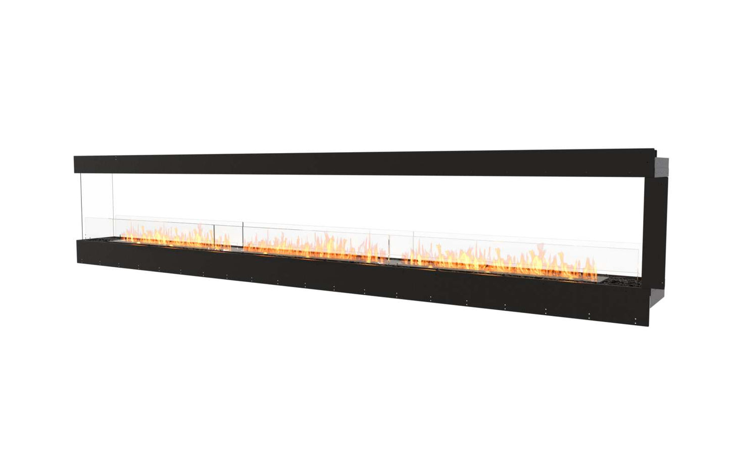 EcoSmart - Flex Fireplace 158PN - Peninsula - Black