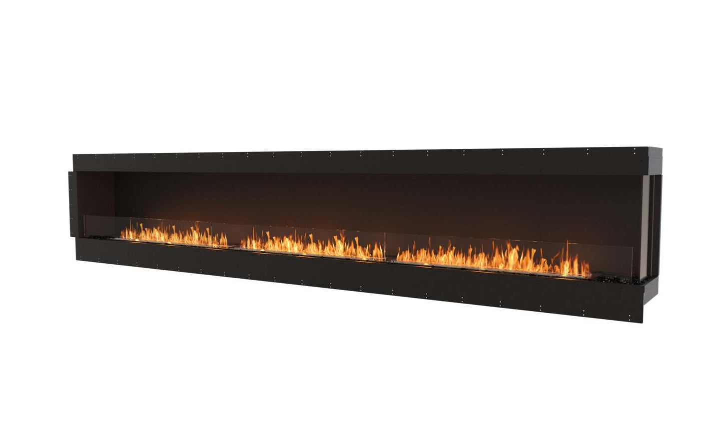 EcoSmart - Flex Fireplace 158RC - Right Corner - Black