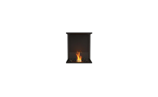 EcoSmart - Flex Fireplace 18BY - Bay - Black