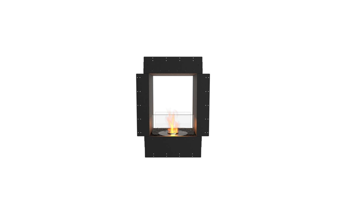 EcoSmart - Flex Fireplace 18DB - Double Sided - Black