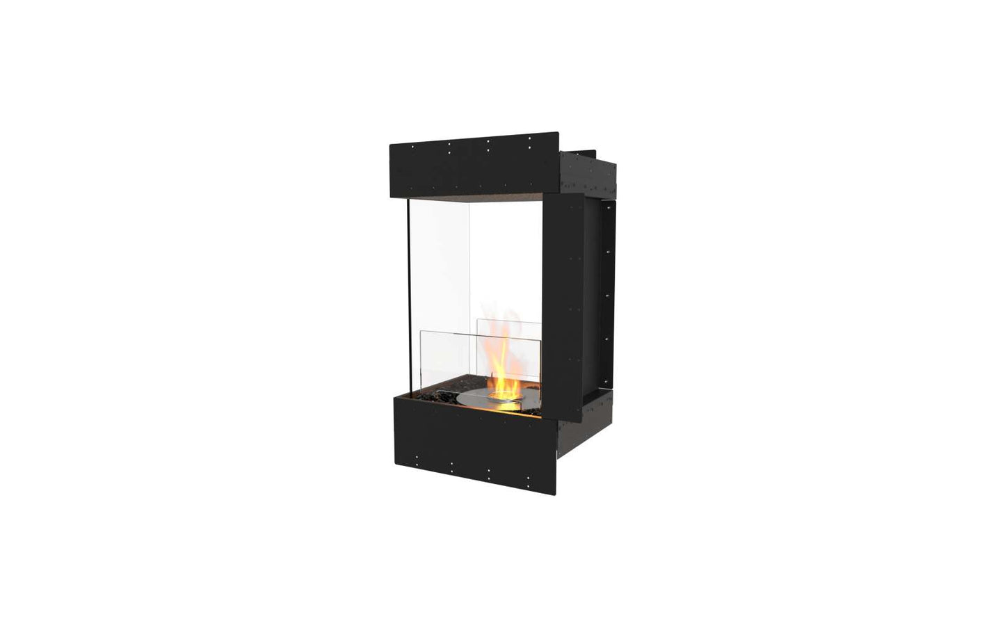 EcoSmart - Flex Fireplace 18PN - Peninsula - Black