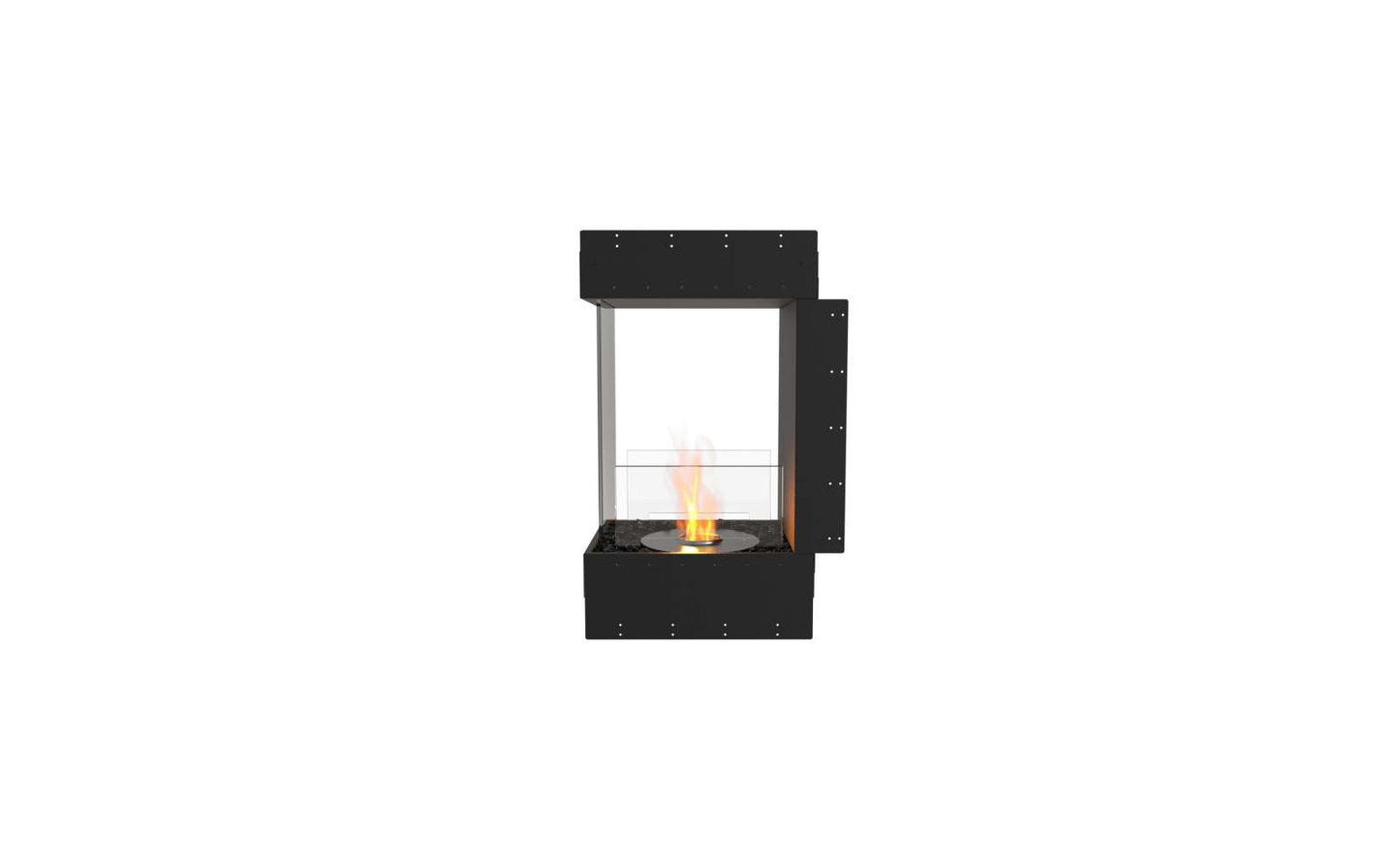 EcoSmart - Flex Fireplace 18PN - Peninsula - Black