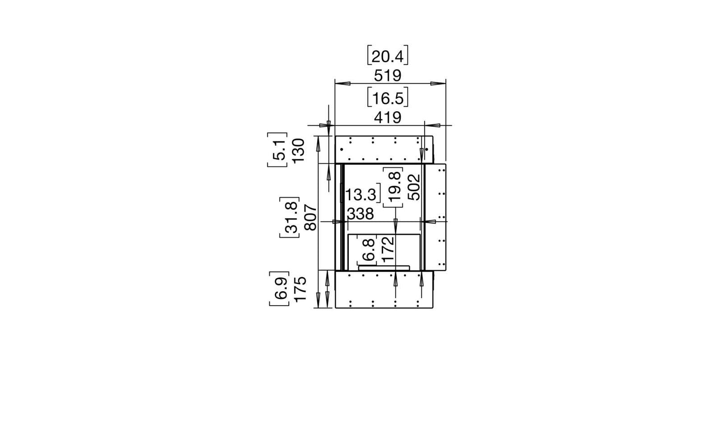 EcoSmart - Flex Fireplace 18RC - Right Corner - Black