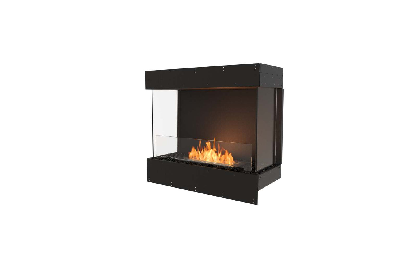 EcoSmart - Flex Fireplace 32BY - Bay - Black