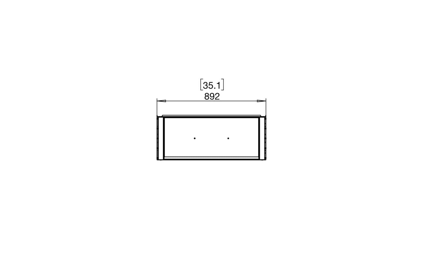 EcoSmart - Flex Fireplace 32BY - Bay - Black