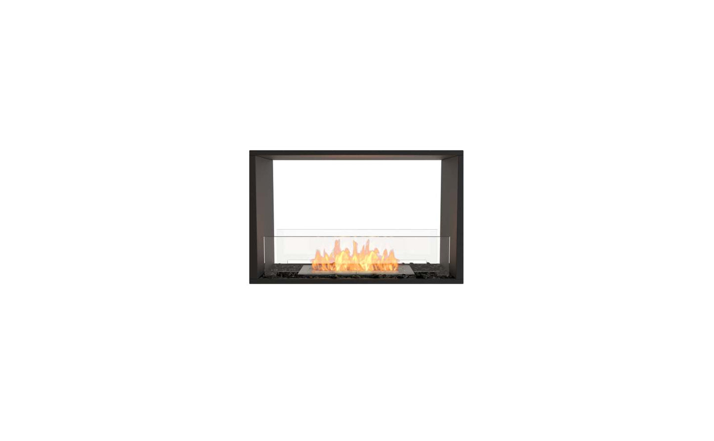 EcoSmart - Flex Fireplace 32DB - Double Sided - Black