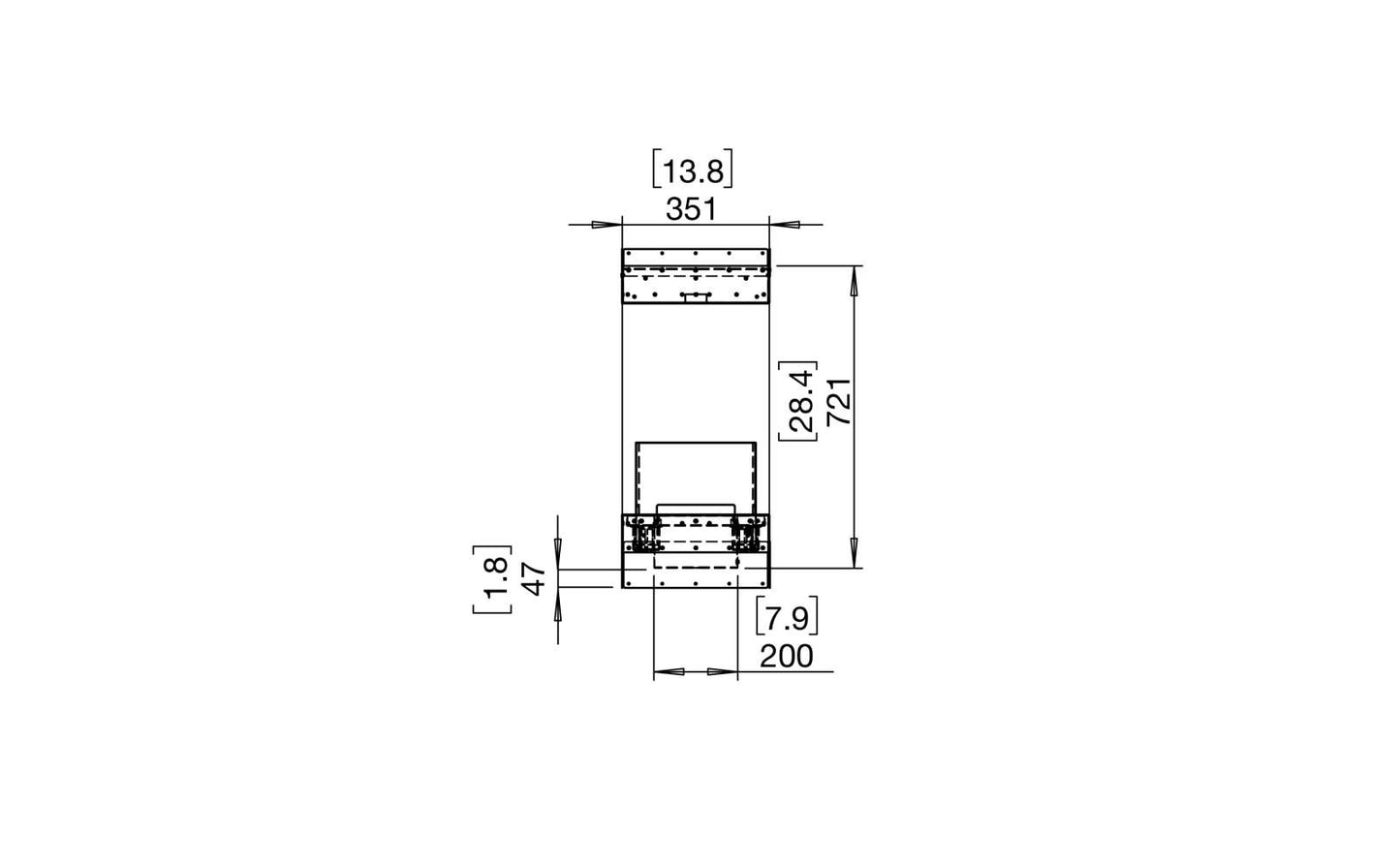 EcoSmart - Flex Fireplace 86IL.BX1 - Island - Black