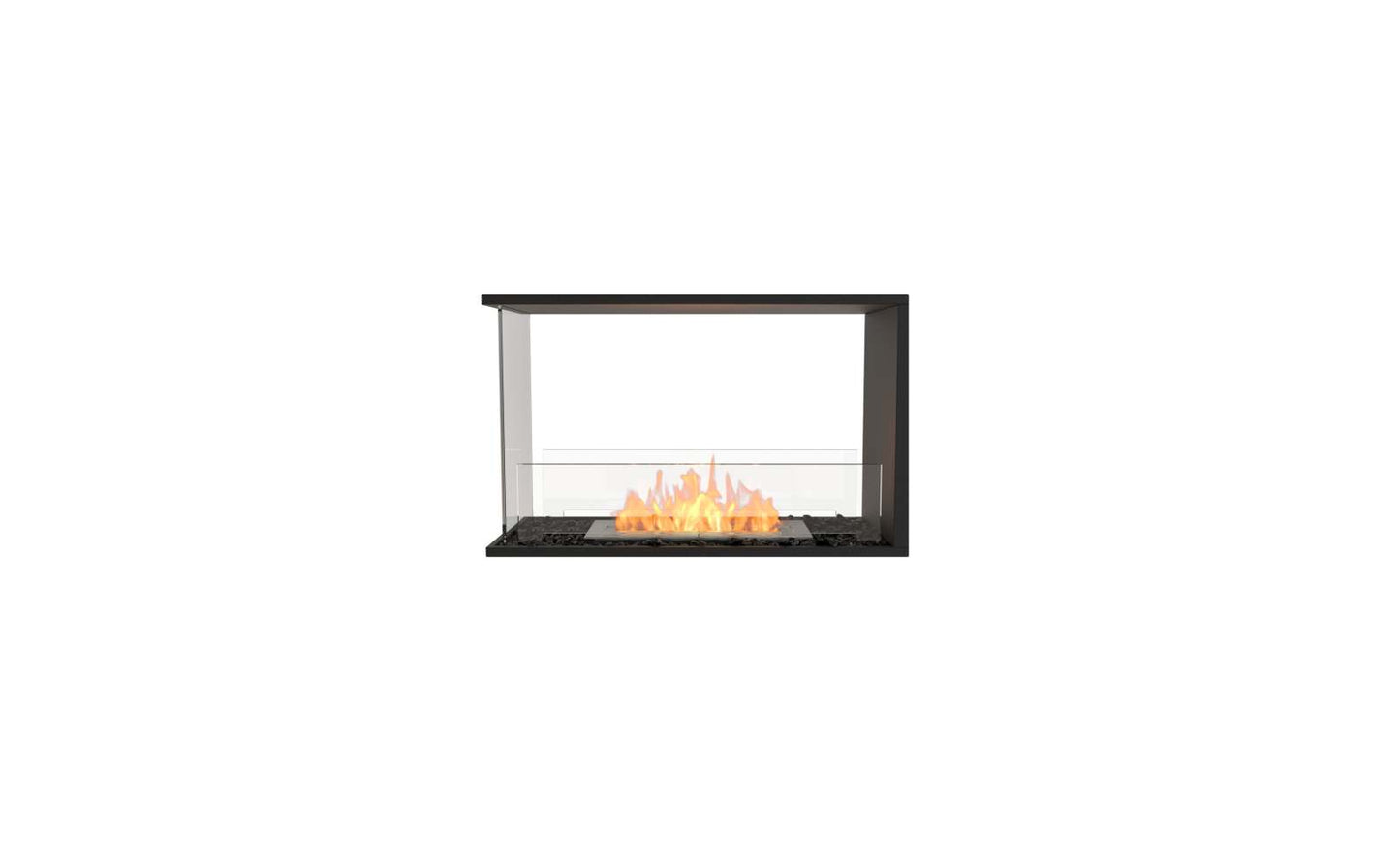 EcoSmart - Flex Fireplace 32PN - Peninsula - Black