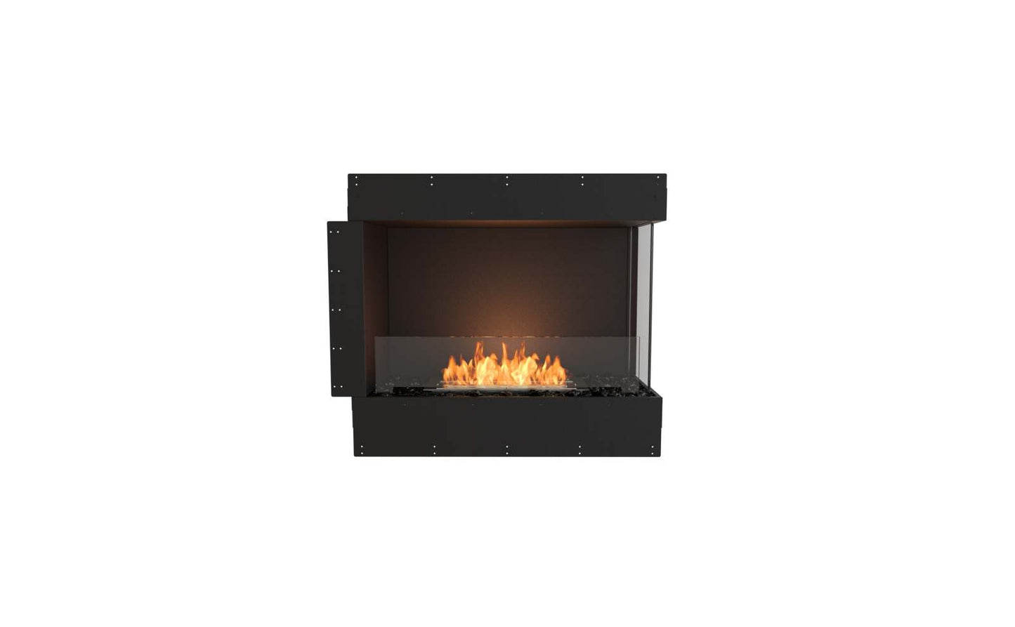 EcoSmart - Flex Fireplace 32RC - Right Corner - Black