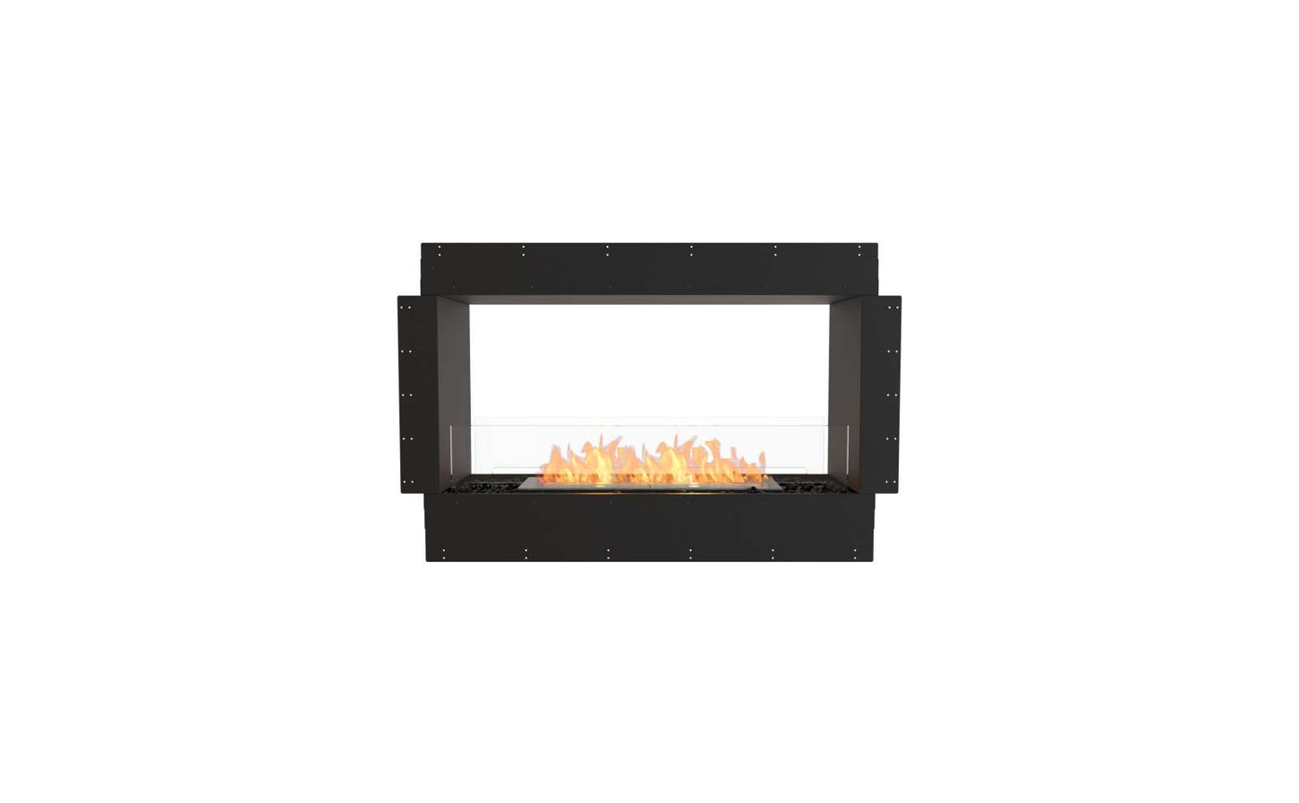 EcoSmart - Flex Fireplace 42DB - Double Sided - Black