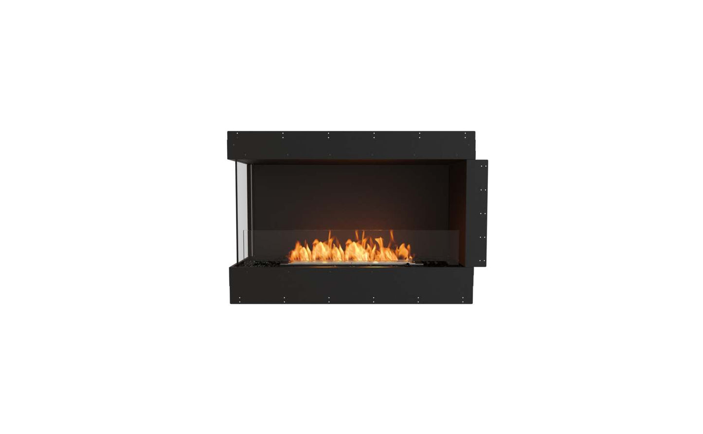 EcoSmart - Flex Fireplace 42LC - Left Corner - Black