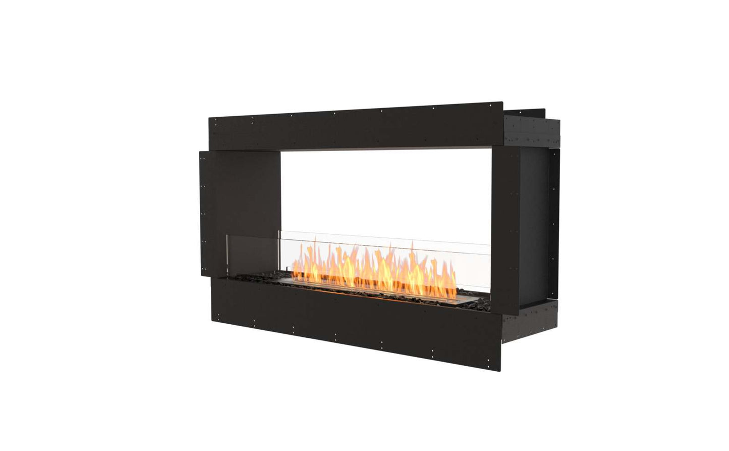 EcoSmart - Flex Fireplace 50DB - Double Sided - Black