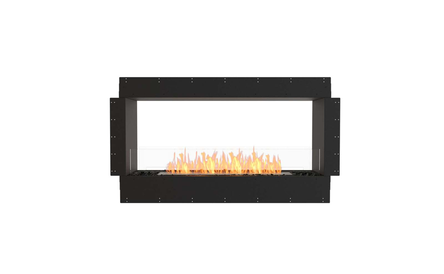 EcoSmart - Flex Fireplace 50DB - Double Sided - Black