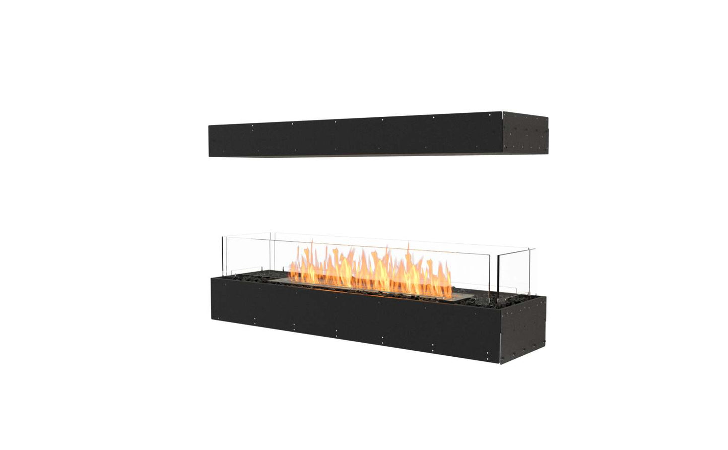 EcoSmart - Flex Fireplace 50IL - Island - Black