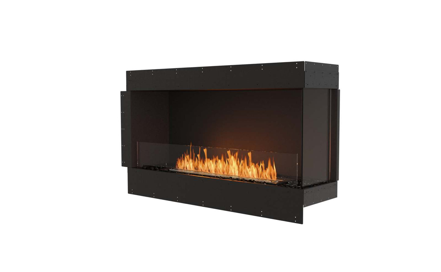 EcoSmart - Flex Fireplace 50RC - Right Corner - Black