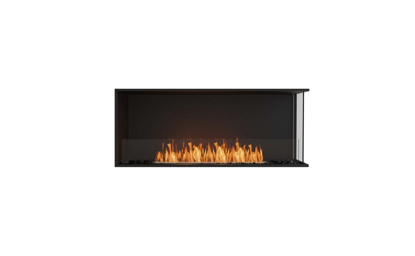 EcoSmart - Flex Fireplace 50RC - Right Corner - Black
