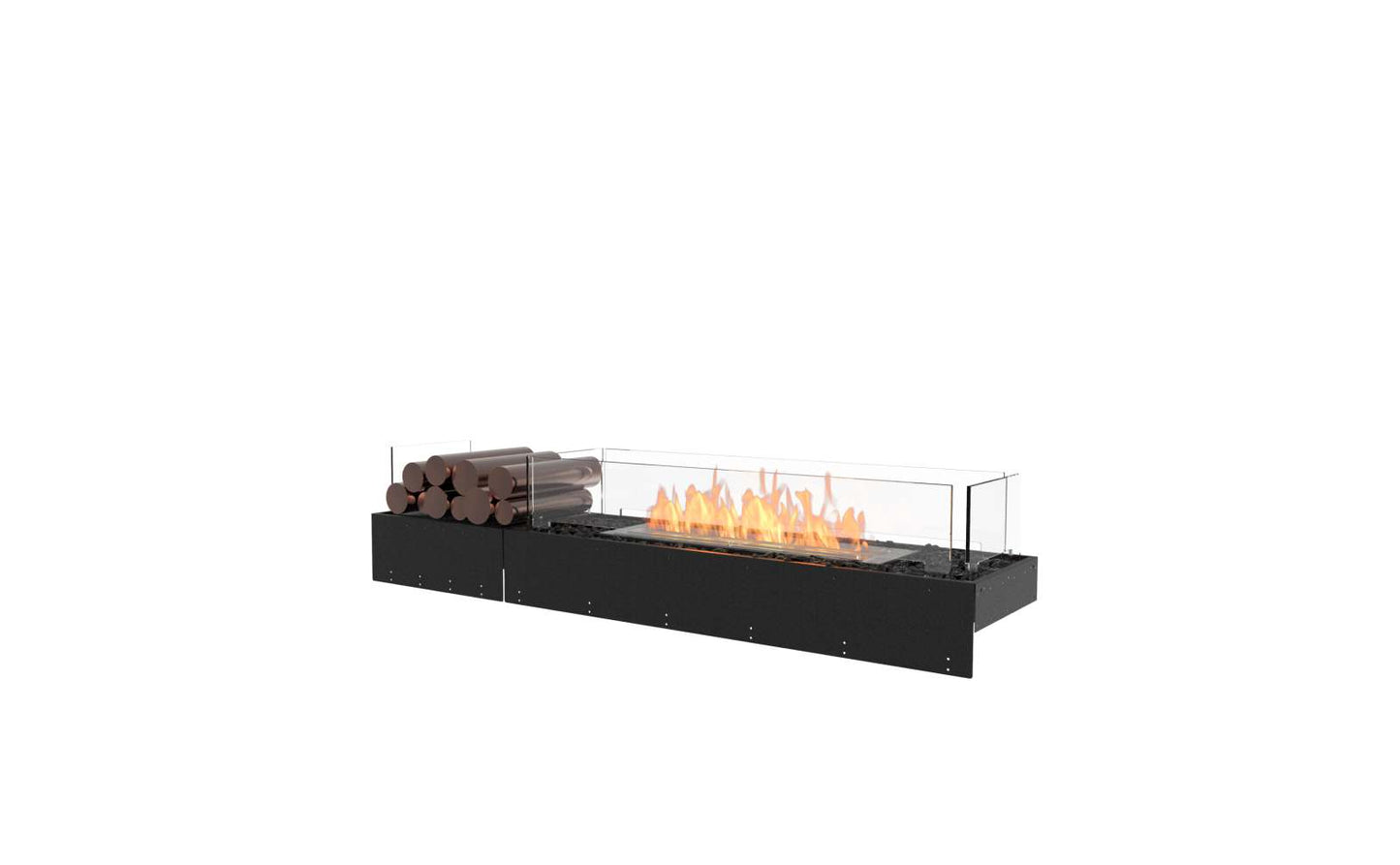 EcoSmart - Flex Fireplace 60BN.BX1 - Bench - Black