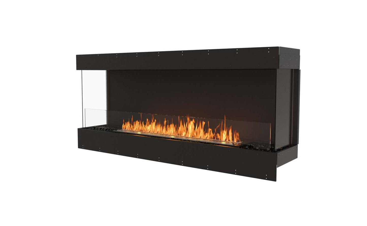 EcoSmart - Flex Fireplace 68BY - Bay - Black