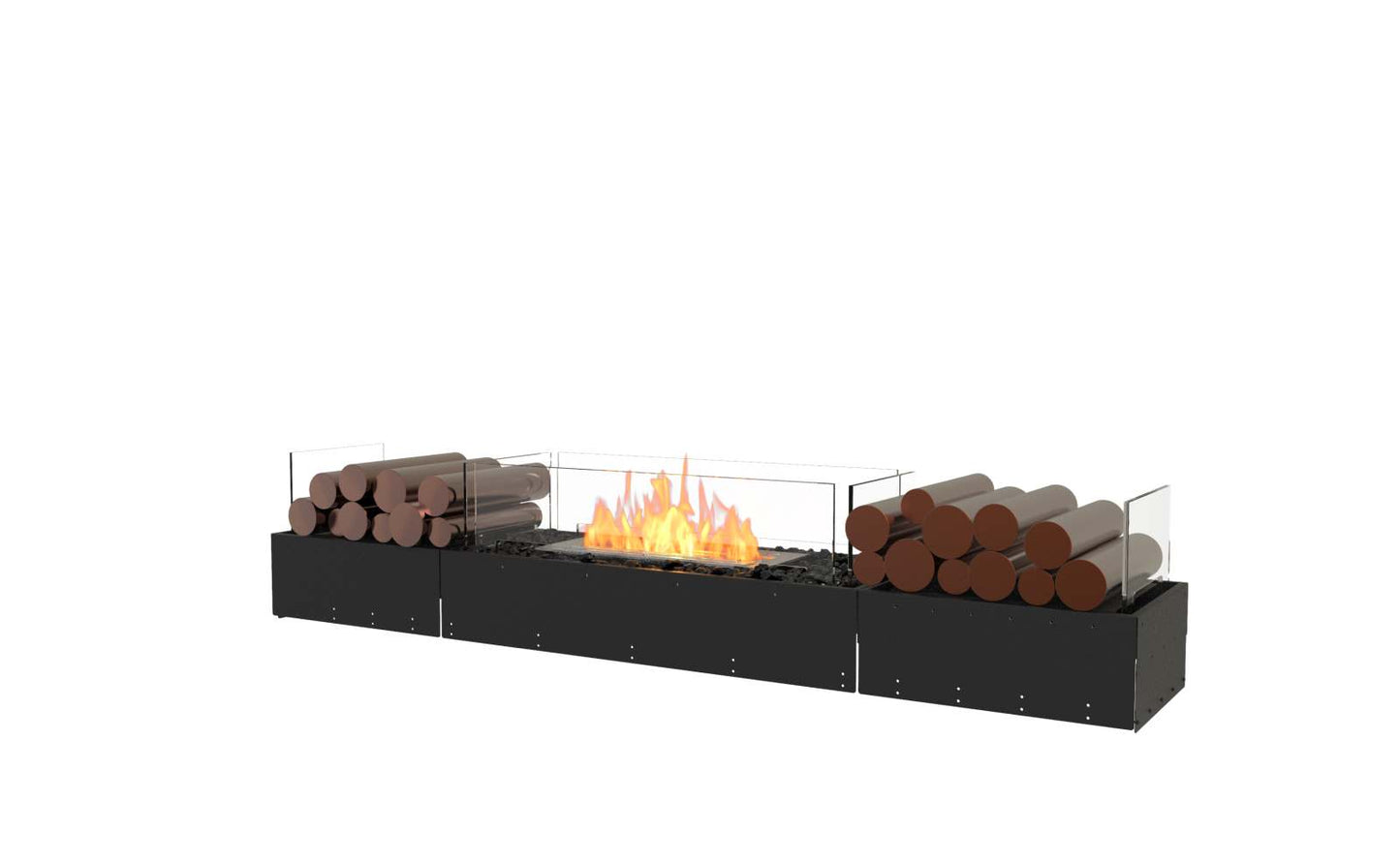 EcoSmart - Flex Fireplace 68BN.BX2 - Bench - Black